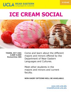 101515 -- UGRAD -- NELC Undergraduate Ice Cream Social