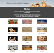 UCLA Encyclopedia of Egyptology book cover