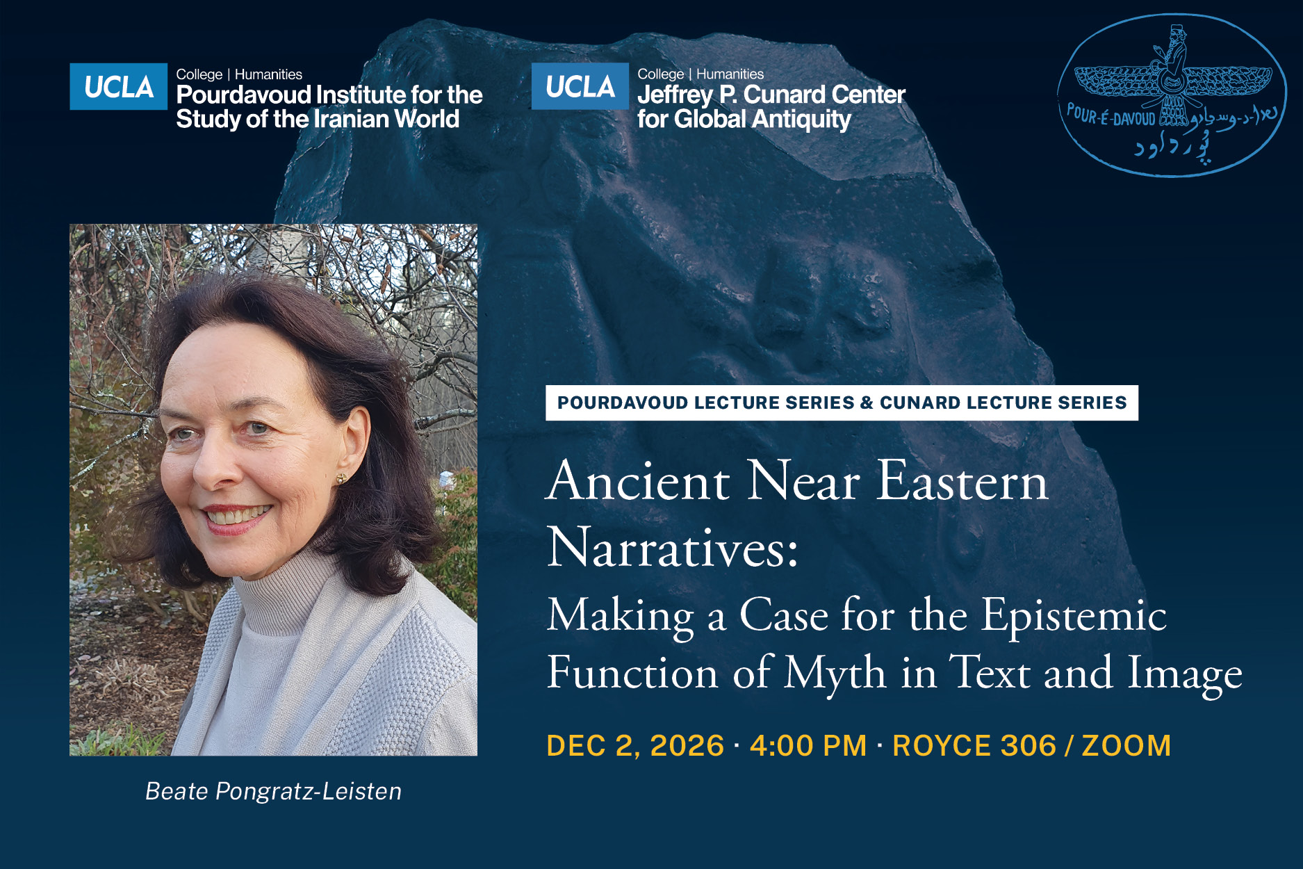 Ancient Near Eastern Narratives: Making a Case for the Epistemic Function of Myth and Text in Image with Beate Pongratz-Leisten